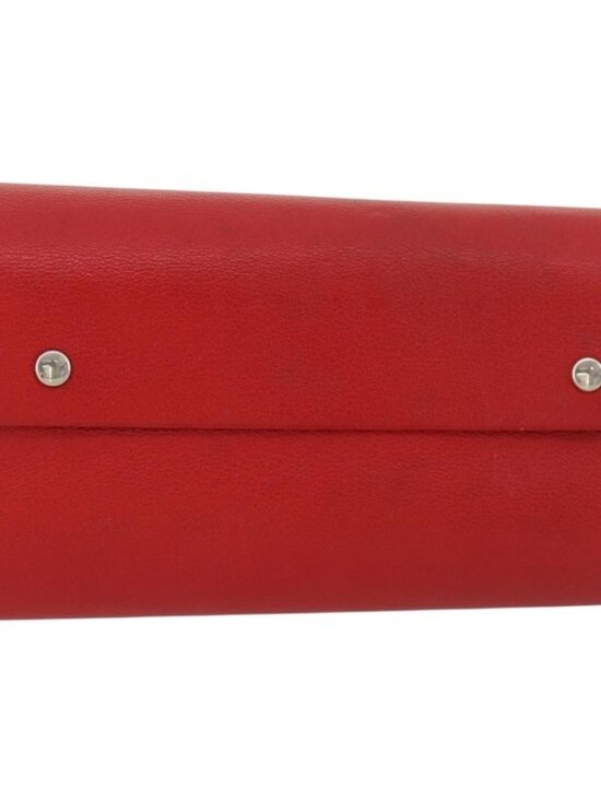 Hermes | Bags | Hermes Day Planner Cover Leather Red Silver  HERMES Day Planner Cover Leather Red Silver Auth bs33529